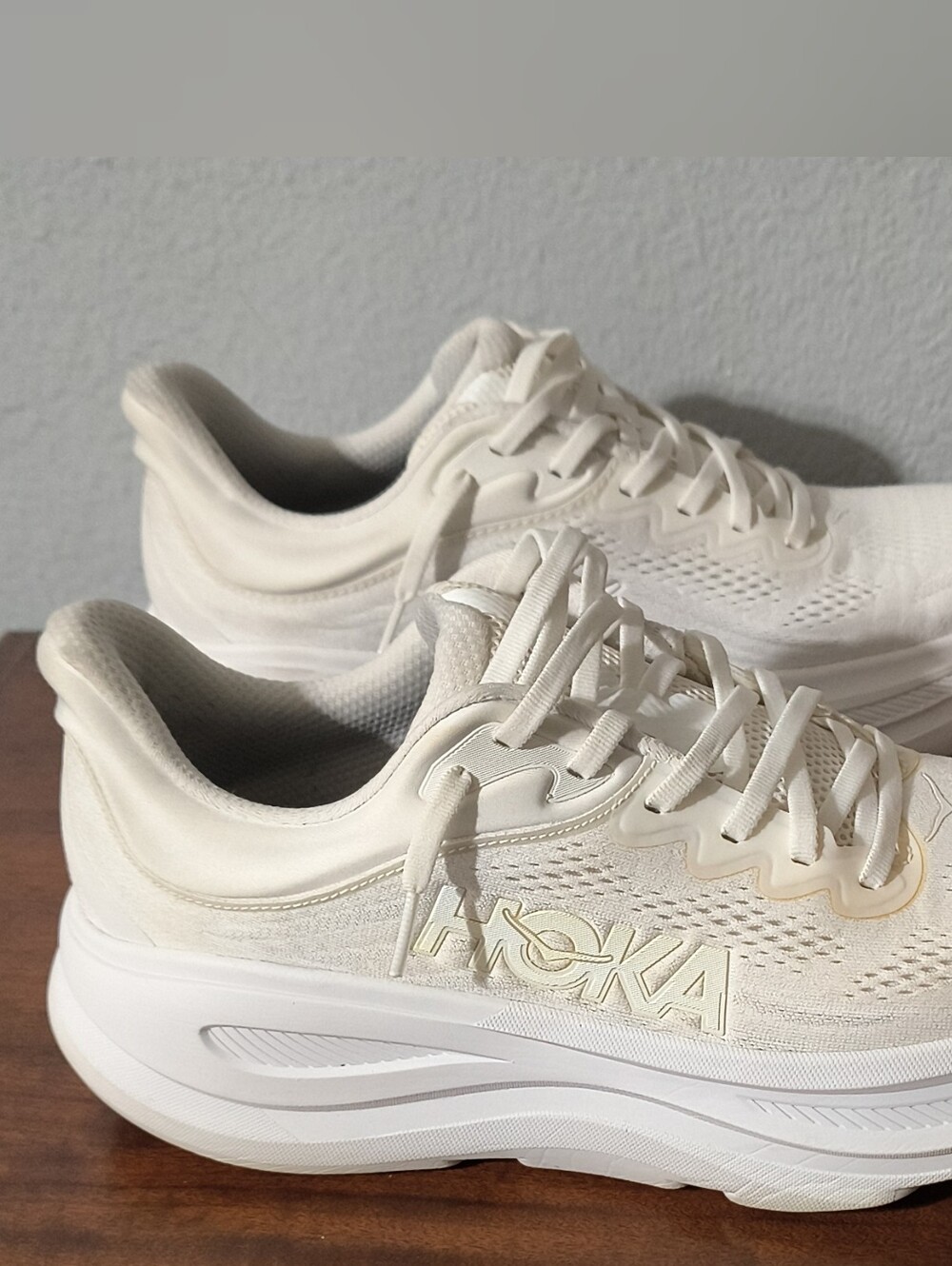 Hoka Bondi 9 Sz 10 Men White - Picture 2 of 10